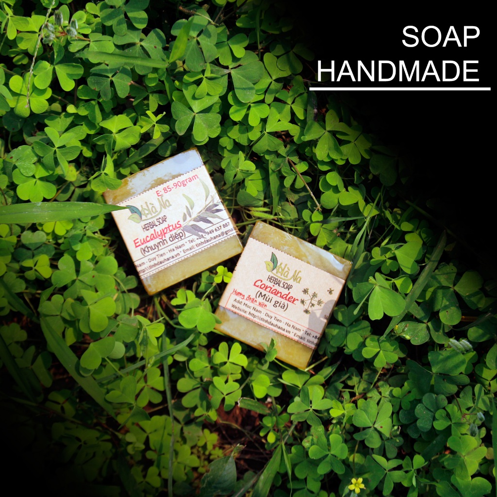 Xà Bông Mùi Già 85 gr - Tinh Dầu Hà Na - Thơm hương mùi già, sạch mụn thích hợp mọi loại da