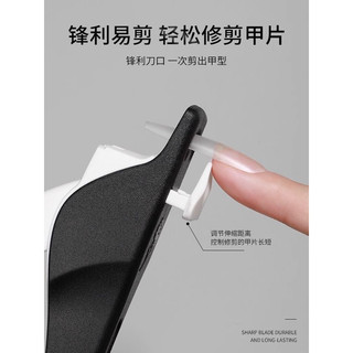 Kềm bấm móng giả đa năng thiết kế chống văng , đo chiều dài móng , dũa móng