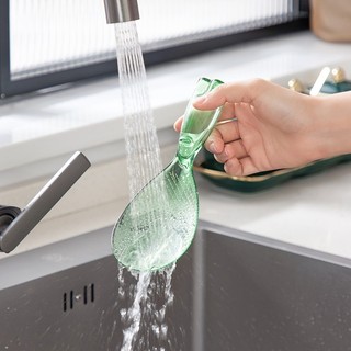 Muỗng Xới Cơm Chống Dính - Đế Đứng Chịu Nhiệt Tốt 3 Màu Trong Suốt - DMXC01
