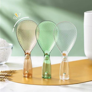 Muỗng Xới Cơm Chống Dính - Đế Đứng Chịu Nhiệt Tốt 3 Màu Trong Suốt - DMXC01
