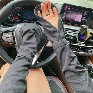 Găng tay vải lụa lạnh chống nắng thiết kế che bàn tay dáng rộng mát mẻ thời trang cho nữ 🌸free ship🌸