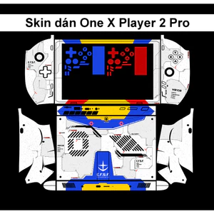 Skin dán One X Player 2 Pro mẫu Gundam (có custom theo ý thích, đã cắt sẵn chi tiết) | OneXPlayer
