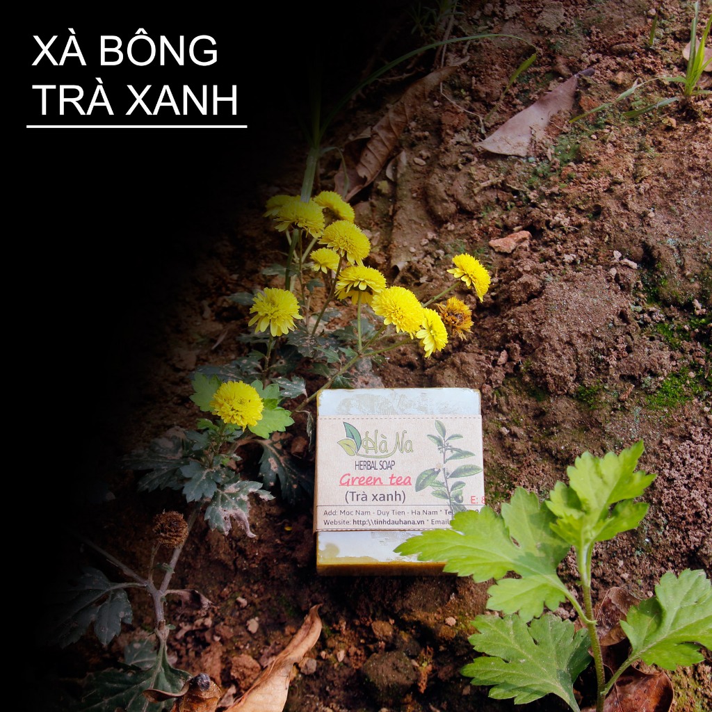 Combo 4 xà bông siêu tiết kiệm - Tinh Dầu Hà Na - Dùng tắm, rửa tay, làm sạch, giảm mụn