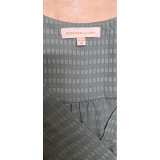 Đầm lụa công sở thắt eo monteau Los Angeles size M