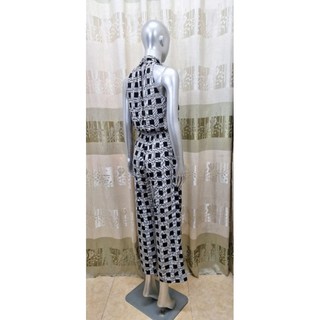 Jumpsuit ca rô cổ cao En Focus Studio