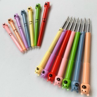Combo 10 chiếc bút gấu GB01/capybara/labubu ngòi kim tinh siêu bền