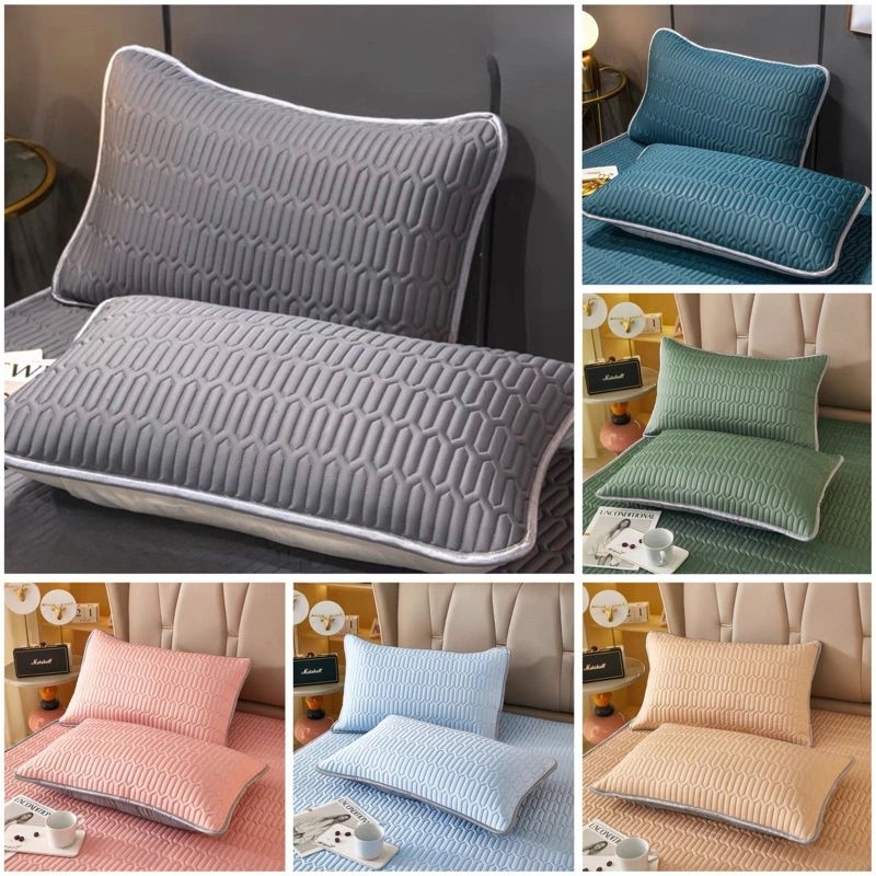 Vỏ gối điều hoà Latex Tencel kích thước 50*70cm mềm mát lạnh