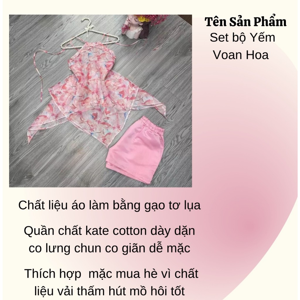 Bộ cổ yếm hoa hở lưng bé gái và mẹ  20kg 25kg 30kg 35kg 40kg 50kg 55kg