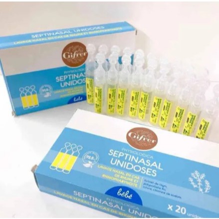 Nước muối sinh lý cho bé Gifrer Pháp Hồng / Xanh / Vàng - hanzo2009
