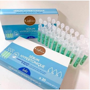 Nước muối sinh lý cho bé Gifrer Pháp Hồng / Xanh / Vàng - hanzo2009