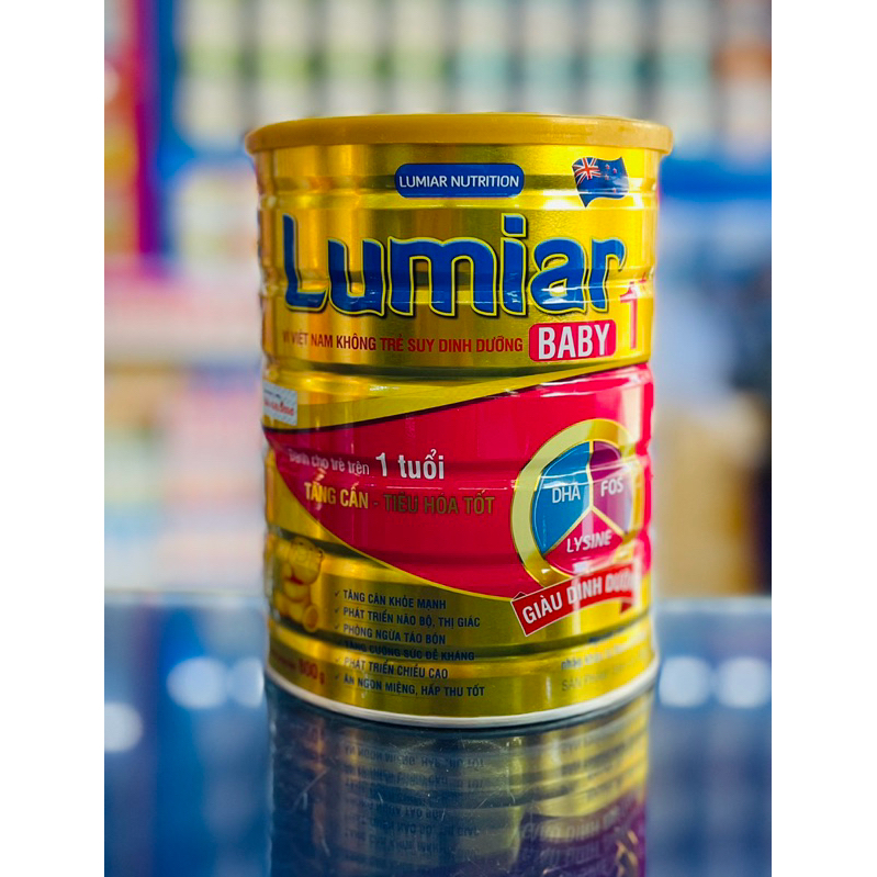 Sữa Bột Lumiar Baby 0+/1+ Tăng cân nhanh, tiêu hóa khoẻ (850g)