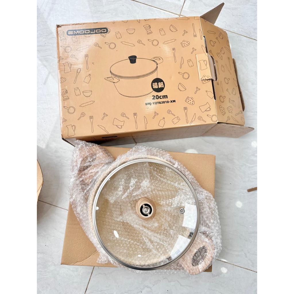 NỒI NHẬT VÂN ĐÁ CHỐNG DÍNH ❌ SIZE 20CM dày dặn cực đẹp