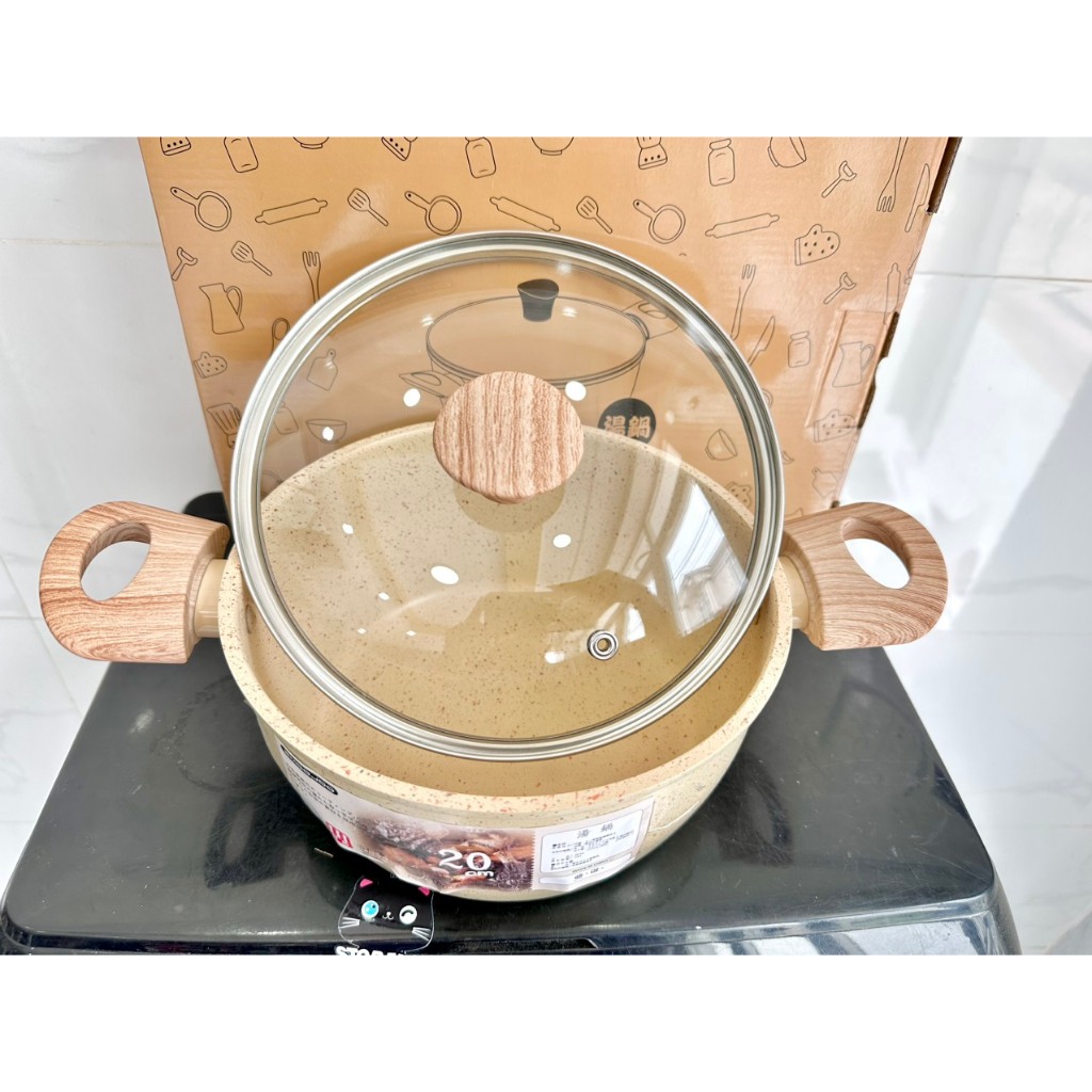 NỒI NHẬT VÂN ĐÁ CHỐNG DÍNH ❌ SIZE 20CM dày dặn cực đẹp