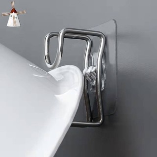 Móc Dán Tường Treo Chậu, Thau , Thớt, Đồ dùng phòng tắm, Nhà bếp - Inox thép không gỉ keo dính siêu chắc