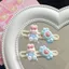 Set 2 Kẹp Tóc Mái Hình Gấu Nơ - Thỏ Trái Tim Đánh Yêu Cho Nữ K300