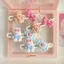 Set 2 Kẹp Tóc Mái Hình Gấu Nơ - Thỏ Trái Tim Đánh Yêu Cho Nữ K300