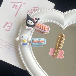 [🔥XƯỞNG SALE SẬP SÀN🔥] Set 2 Kẹp Tóc Hoạt Hình Melody Kuromi Cinnamon Dễ Thương K301