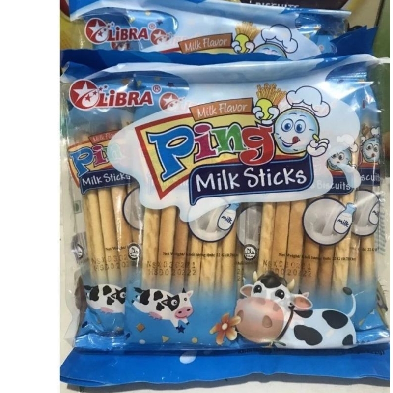 Bánh qui que Libra vị sữa 198g pingo | Shopee Việt Nam
