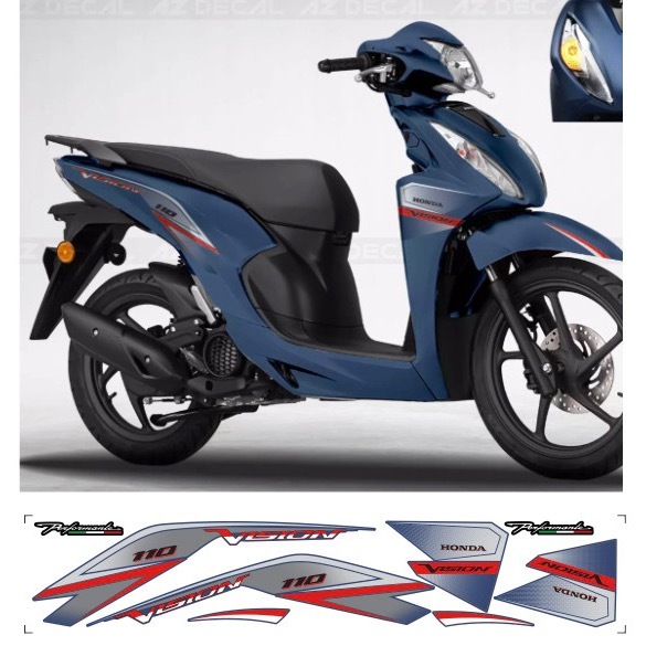 Tem rời VISION cao cấp chất liệu in 3 lớp PPF chống nước không phai màu .