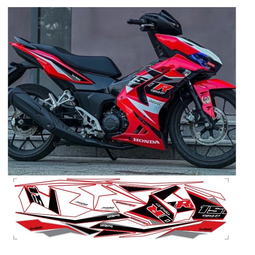 Tem rời WINNER X V3 cao cấp chất liệu in 3 lớp PPF,chống nước,không phai màu,