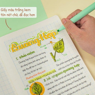 KLONG - Vở 4 ô ly may dán gáy 1st School B5 định lượng 100/76; MS: 061 - MS: 062 ♥ Bujo, quà tặng, DIY, tập ô ly