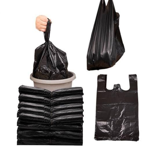 Combo 3KG túi bóng đen đựng rác có túi xách loại dày chống rách ...