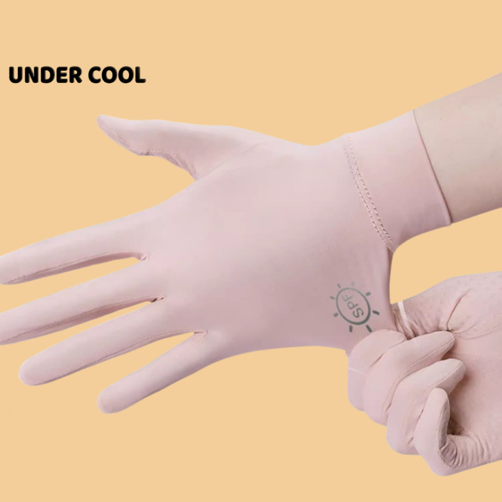 Găng Tay Ngắn Chống Nắng UNDERCOOL Hở Ngón Chống Trượt Chống Tia UV UPF50+ Nhiều Màu GT01