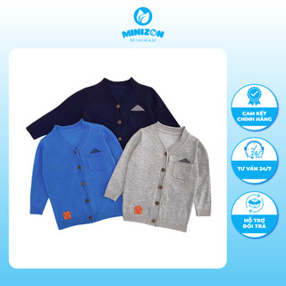 Áo len cúc giữa cardigan dài tay Dokma đủ size
