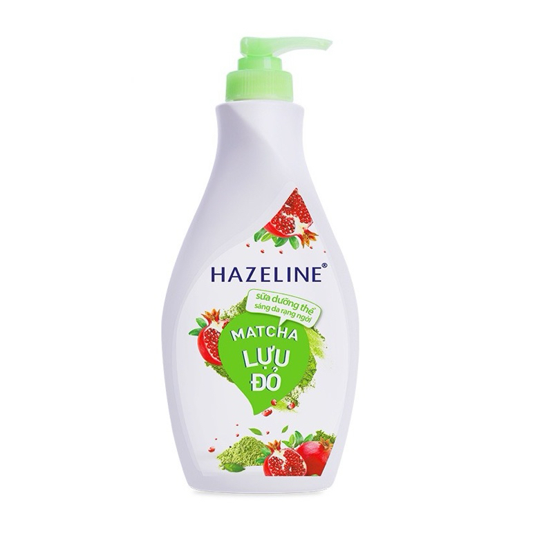 Sữa dưỡng thể HAZELINE Matcha & Lựu Đỏ - Yến mạch dâu tằm 230m l- 370ml