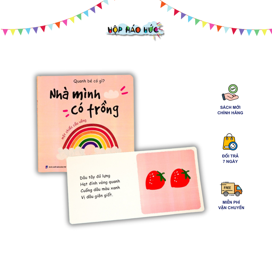 Ảnh Bộ sách thơ Quanh bé có gì Hộp Háo Hức cho bạn nhỏ 0-3 tuổi, giúp dễ dàng ghi nhớ, bắt chước, nâng cao vốn từ vựng 3