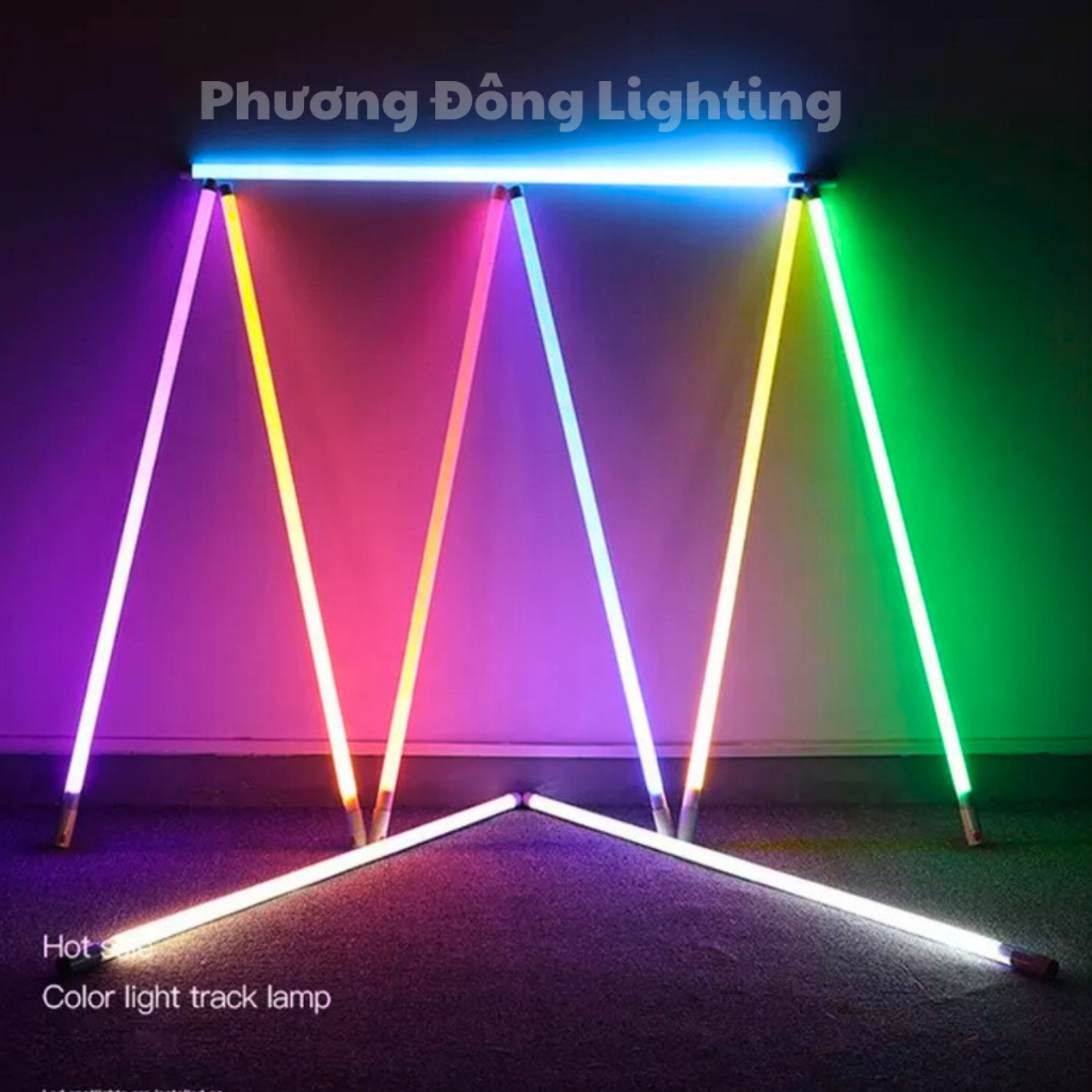Bóng Đèn LED nhựa T8 - nhiều màu - chuyên decor, trang trí, đèn hắc - Cắm điện 220V 60cm