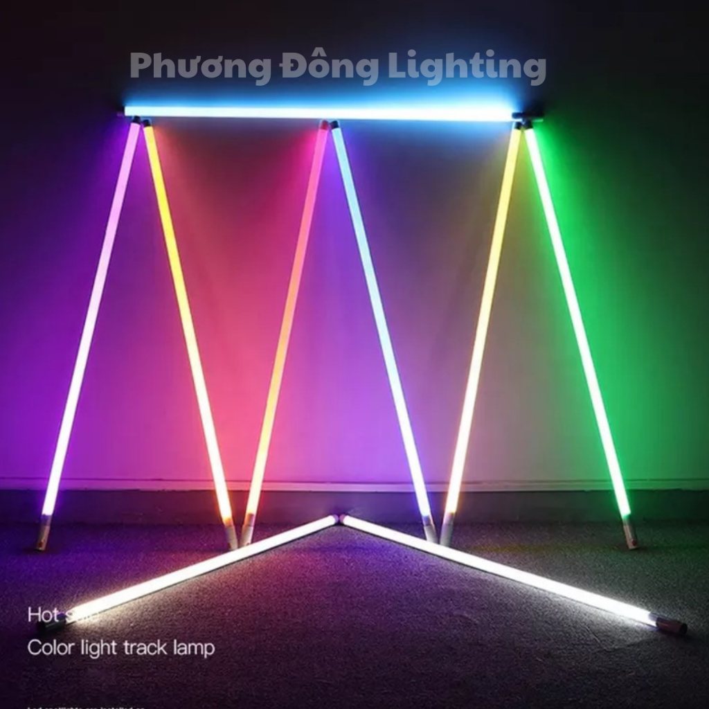 COMBO 2 Bóng Đèn LED nhựa T8 - nhiều màu - chuyên decor, trang trí, đèn hắc - Cắm điện 220V 1,2 mét