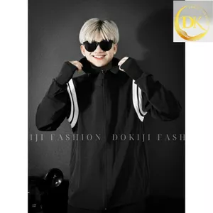 Áo chống nắng nam nữ TEDDY- DOKIJI vạch vai có mũ form rộng cho cả nam và nữ