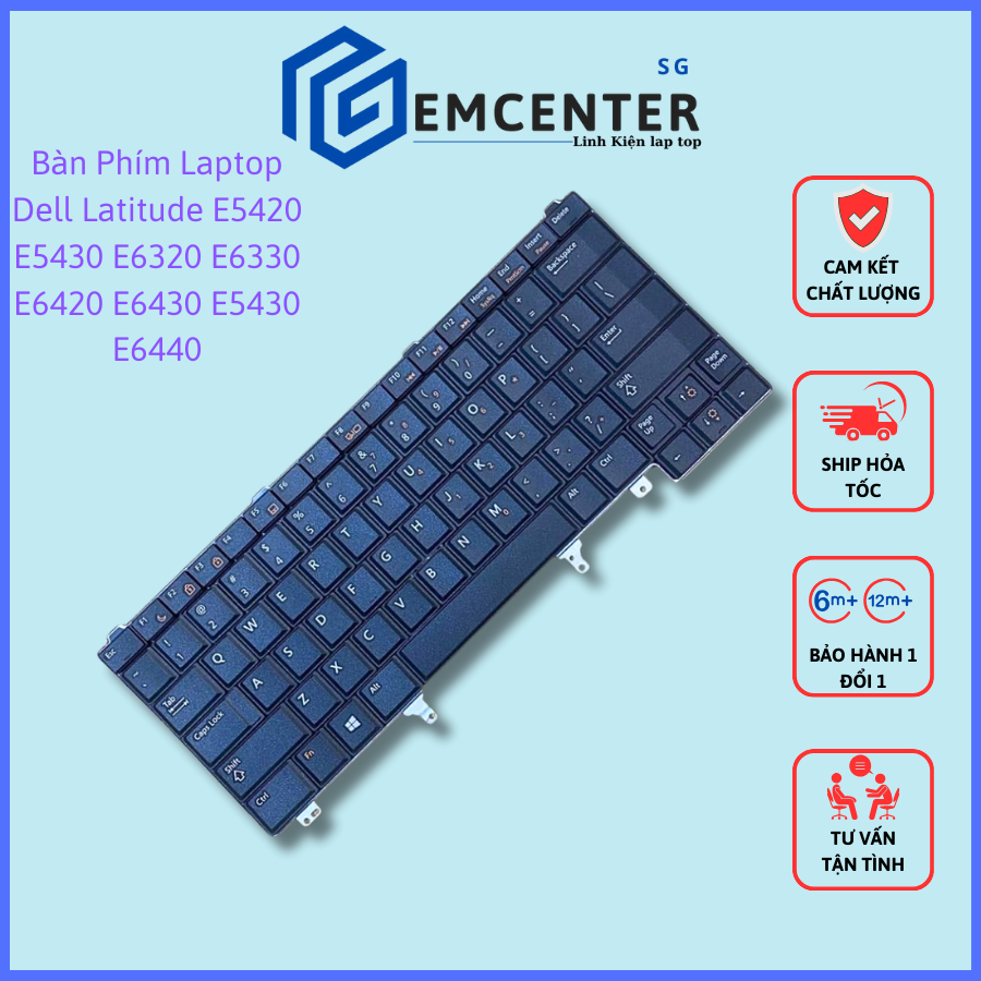 CÓ LED] Bàn Phím Laptop Dell Latitude E5420 E5430 E6220 E6230 E6320 E6330 E6420 E6430 E6440 Xt3 Hàng Tháo Máy I.413948453 - Foto 14