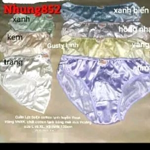 Set 10 Quần Lót Thun Lạnh Nữ -  Quần Soen size XL . L. M Không Hộp