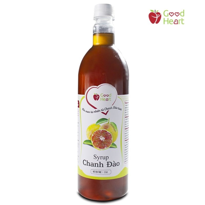 Siro/Syrup Chanh Đào Good Heart 