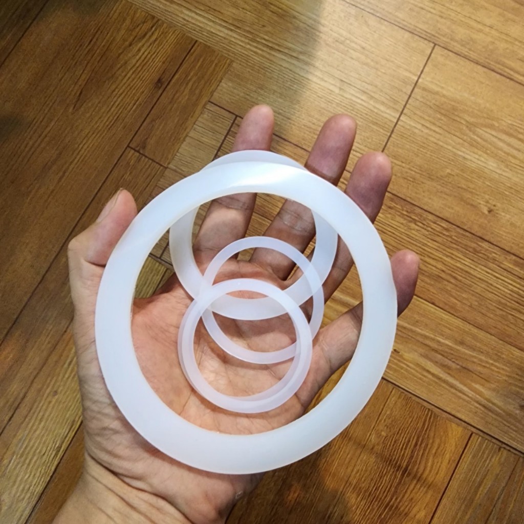 Gioăng silicon chữ O đệm silicon chịu nhiệt độ cao dày 5mm chống thấm chống rò rỉ