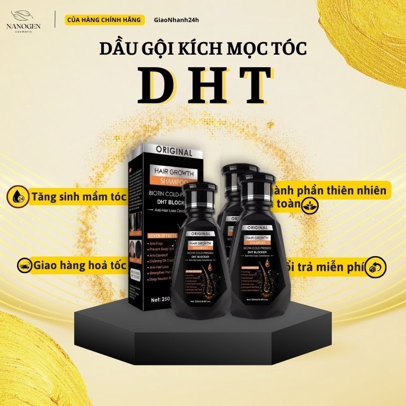 Combo Dầu Gội Và Serum DHT Kích Thích Mọc Tóc
