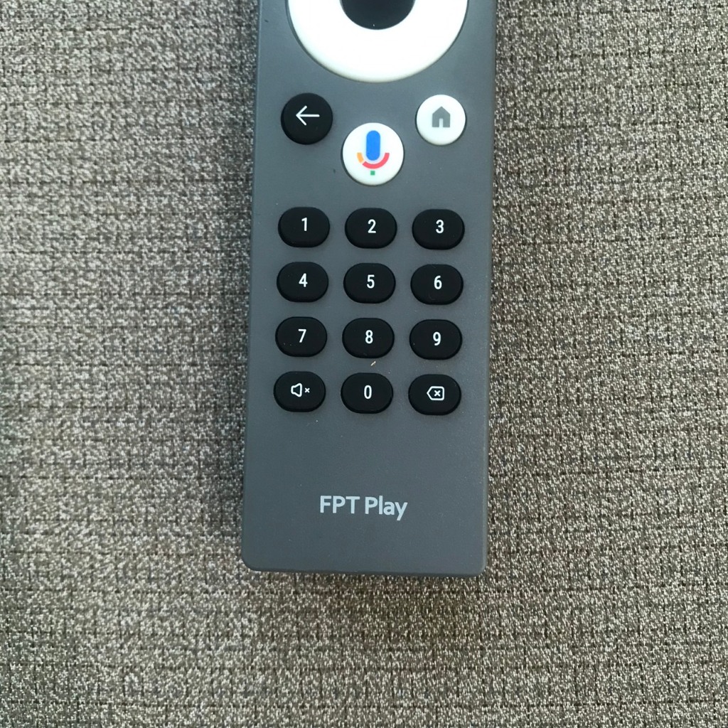 Điều khiển đầu thu FPT, Remote FPT play mặt xám hàng mới - Tặng kèm pin !