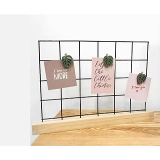 Khung Lưới Thép Trang Trí Treo Tường, Phụ Kiện Trang Trí Rổ Sắt Decor Cài Lưới Đựng Đồ Đa Năng