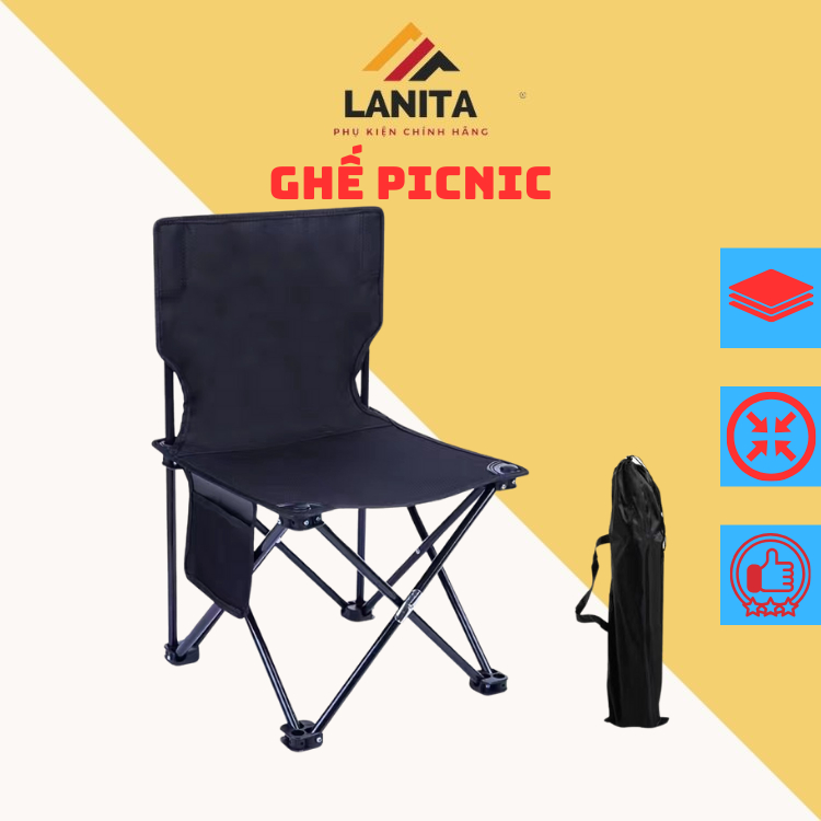 Ghế du lịch, ghế picnic, ghế dã ngoại gấp gọn, chịu lực tốt, nhỏ gọn ...