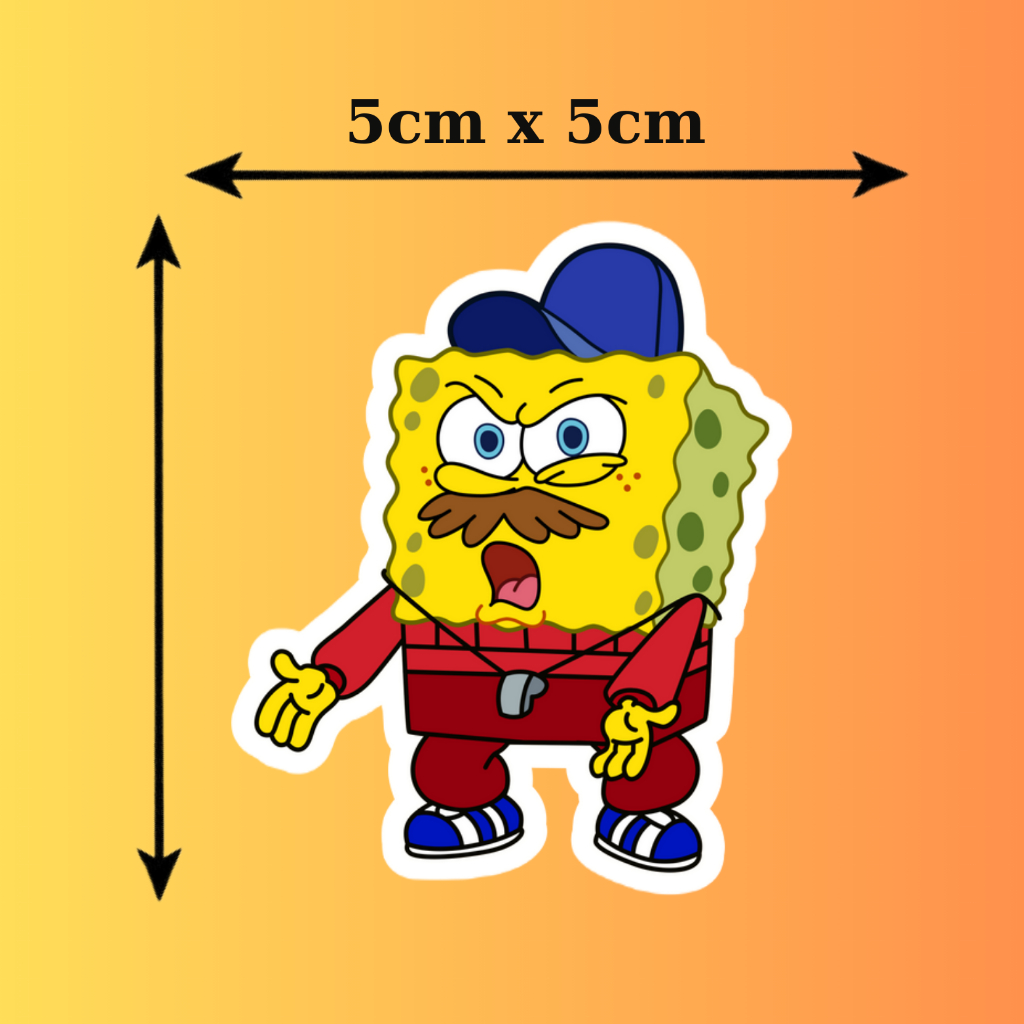 60 Sticker Bọt Biển zalo cute phô mai que