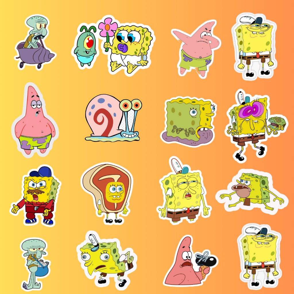 60 Sticker Bọt Biển zalo cute phô mai que | Shopee Việt Nam