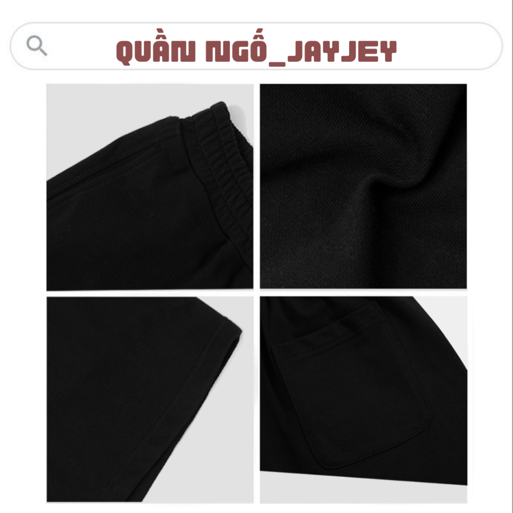 Quần Nỉ Ngố Nam Họa Tiết Chữ TANGU Jayzey Short Thun Đùi Dày Dặn Có Túi Kết Hợp Dây Rút