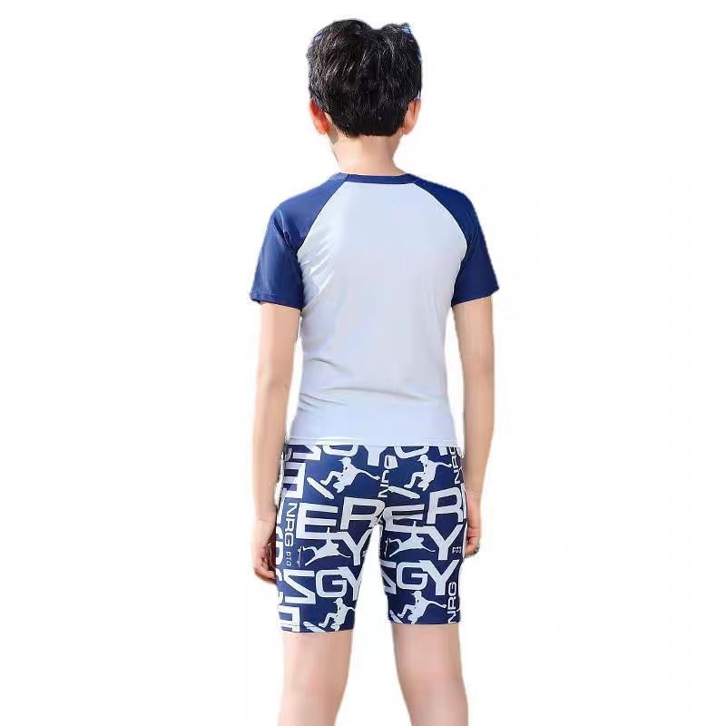 Bộ đồ bơi , bộ quần áo tắm cho bé size từ 24-48kg thiết kế ngắn tay , chống nắng khi bơi