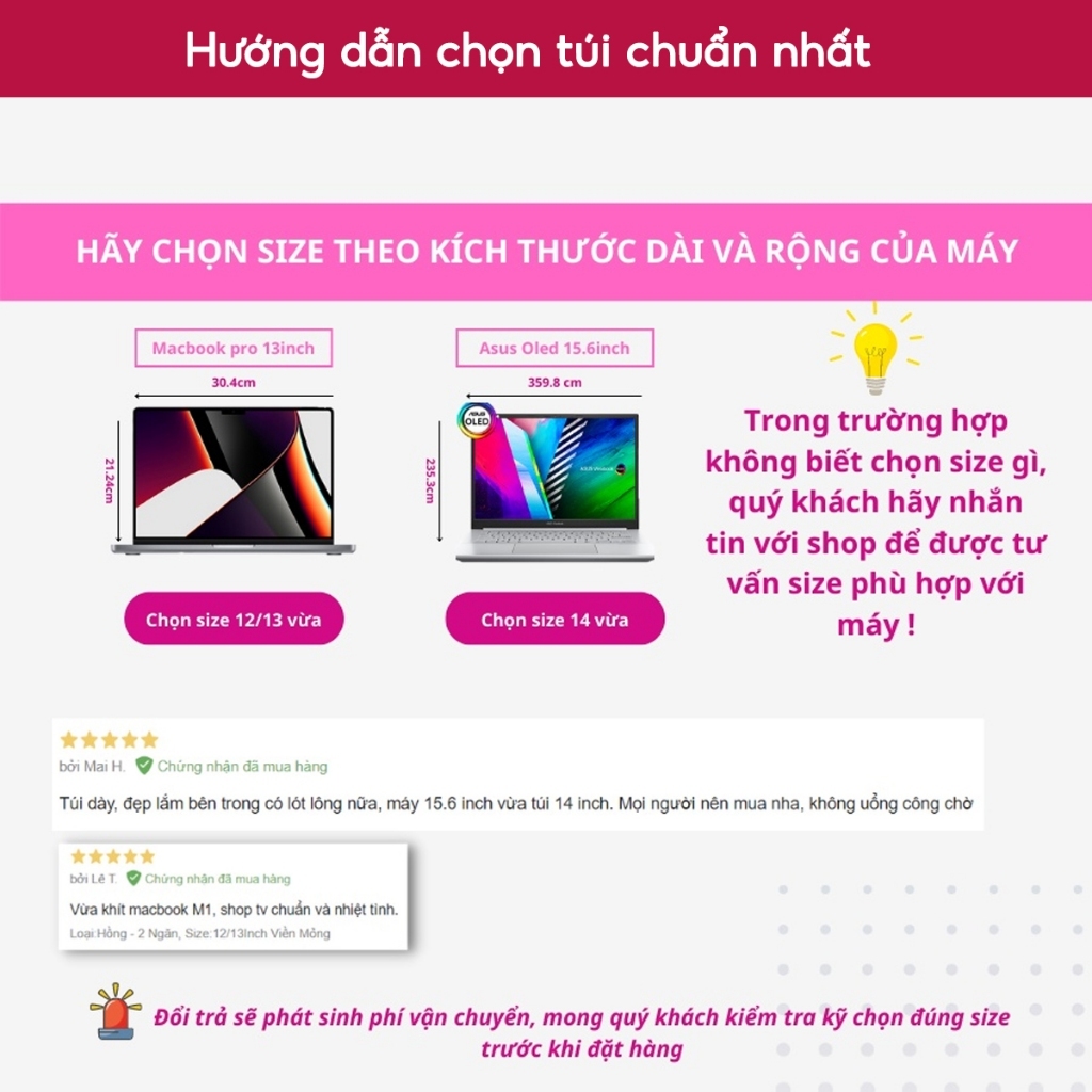 Túi Chống Sốc Laptop Loại Dày Chống Va Chạm 360, Túi Đựng Laptop Mácbook 13 14 15.6 inch 17.3 inch