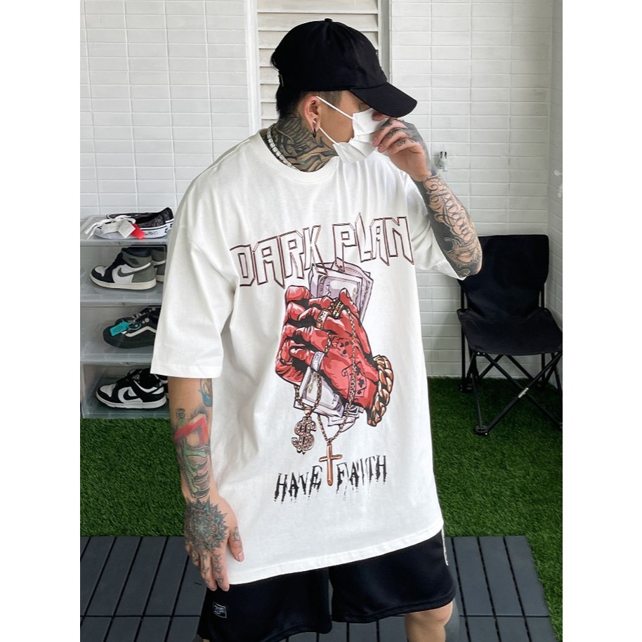 Áo Thun Nam Nữ Họa Tiết PK PLAN JayZey Phông Tay Lỡ Chất Vải Cotton Co giãn Chuẩn Form Unisex