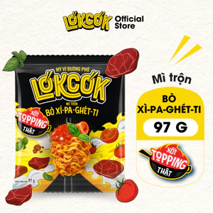 Mì Trộn Xốt Bò Xì-Pa-Ghét-Ti LOKCOK Gói 97G