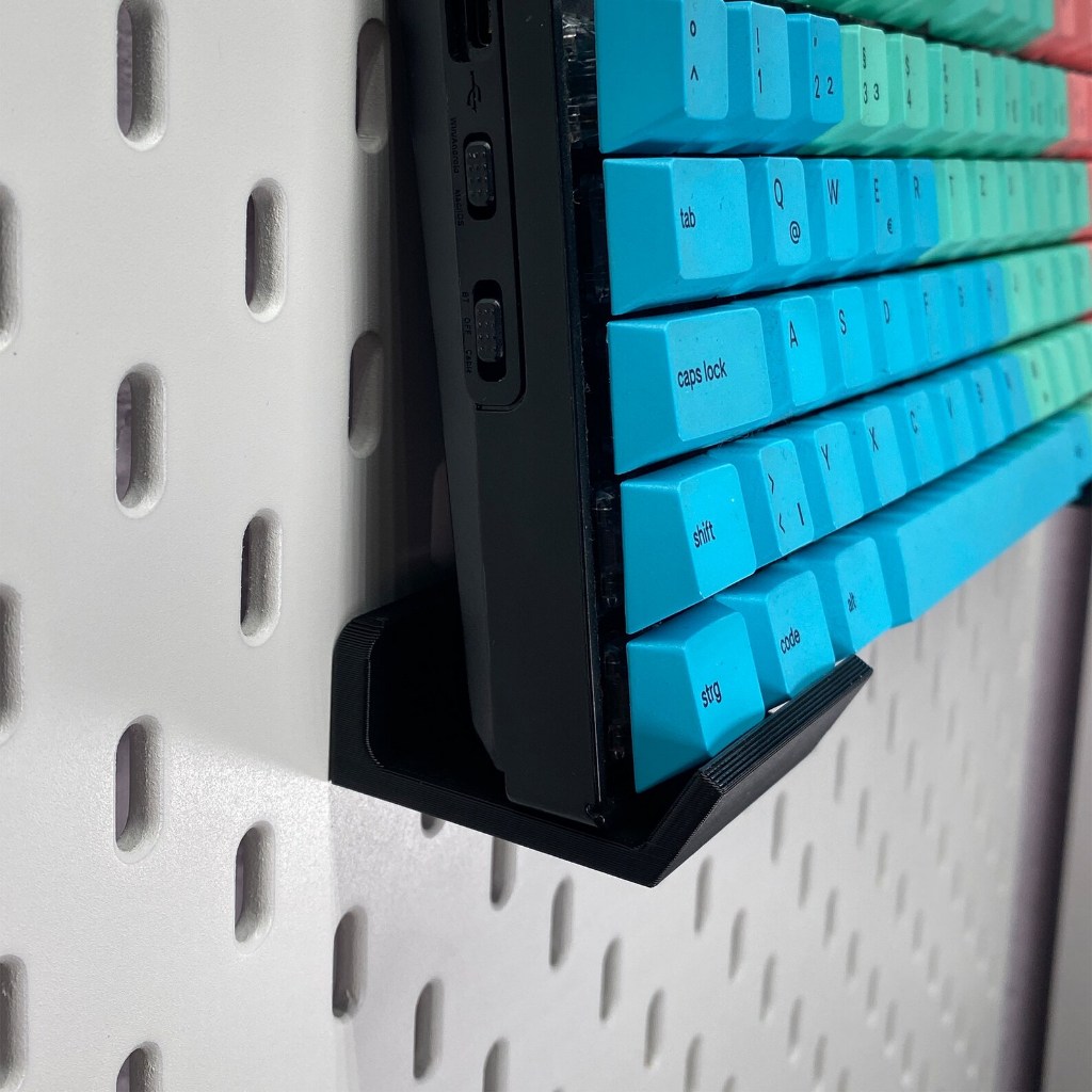 Cặp giá đỡ Bàn phím cơ | Nintendo Switch cho bảng Pegboard Lỗ Dọc | Phụ Kiện Pegboard Đa Năng
