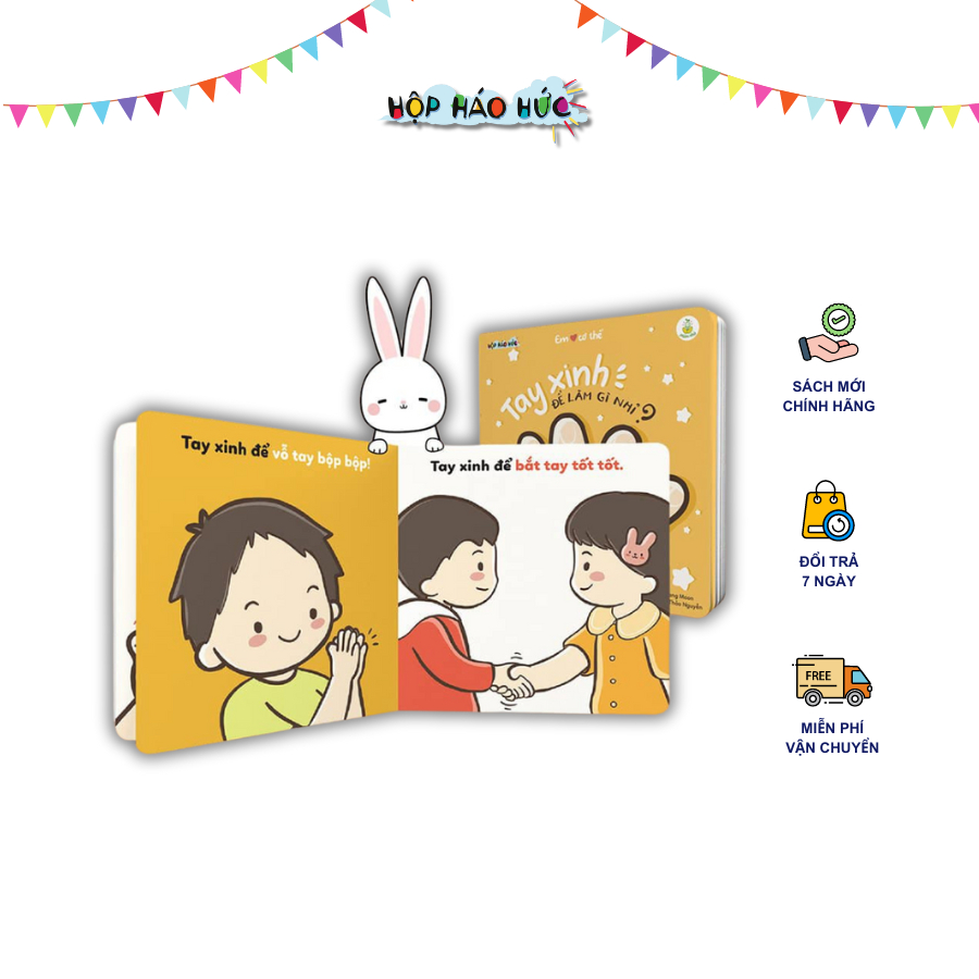 Ảnh Combo 4 cuốn sách Bé Yêu Cơ Thể cho bé 0-3 tuổi, giúp con khám phá sự kỳ diệu của cơ thể mình 3
